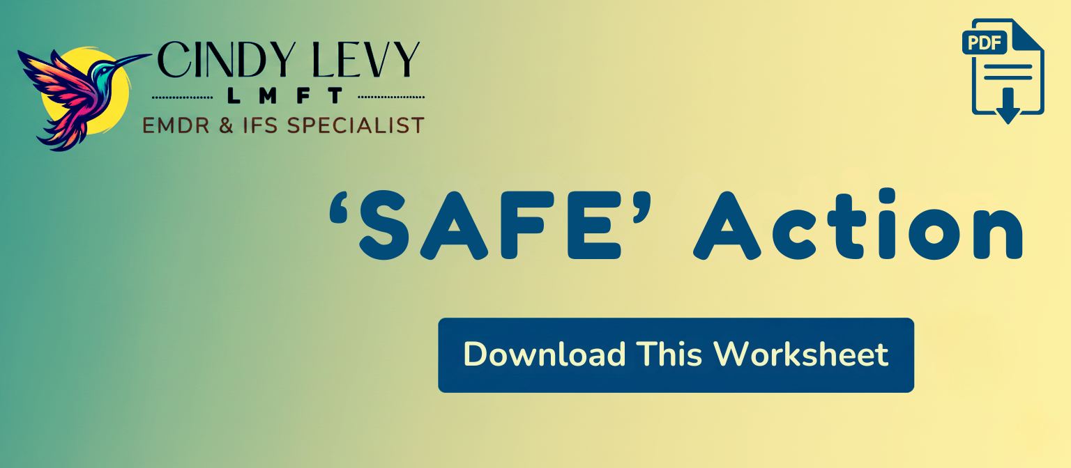 SAFE Worksheet Skills for Anchoring & Finding Empowerment